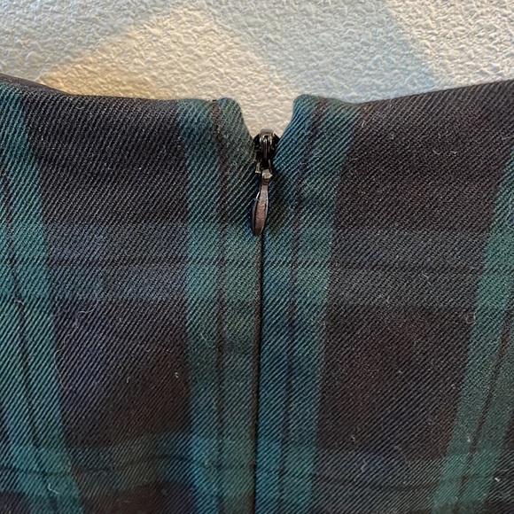 Green plaid mini dress - Picture 5 of 7